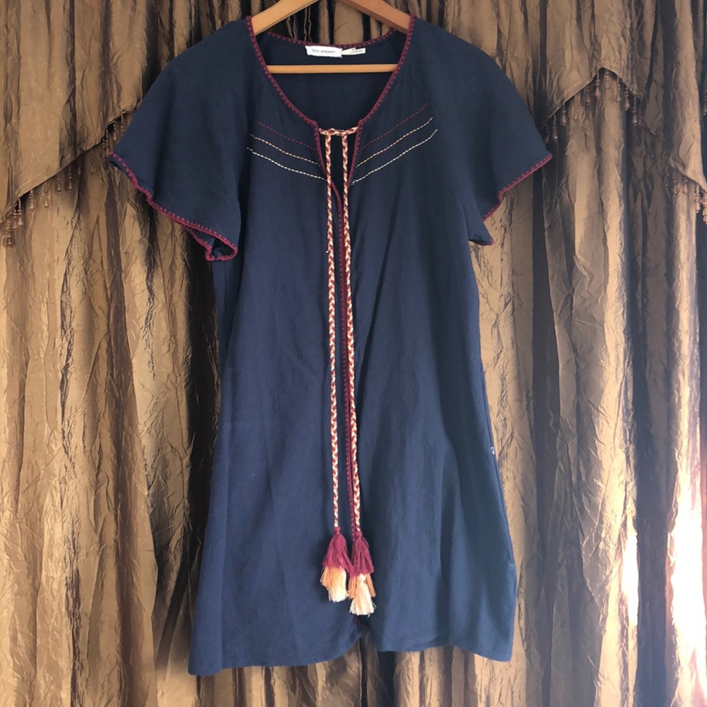 Blu pepper Dress size medium with embellishments